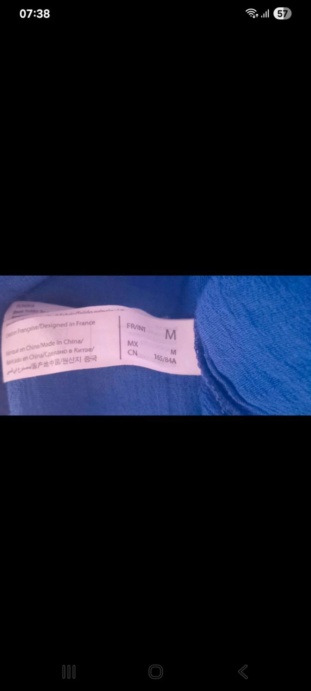 Túnica feminina azul boêmia Tamanho M – photo 9
